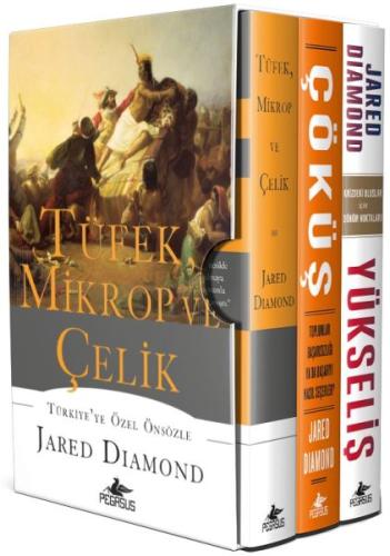 Jared Diamond Seti - 3 Kitap Takım - Tüfek Mikrop ve Çelik Üçlemesi - 