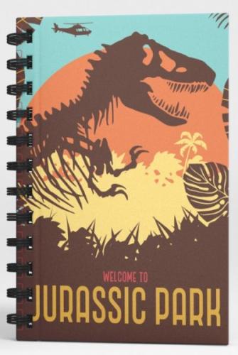 Jurassic Park Wellcome To Spiralli Defter Kahverengi