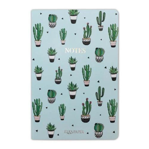 Kaktüs Mavi Notebook - Defter %20 indirimli Kolektif