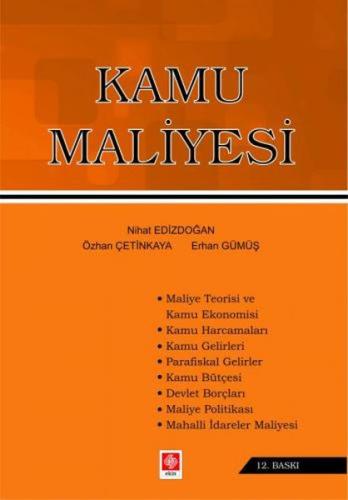 Kamu Maliyesi - (Özhan Çetinkaya-Nihat Edizdoğan-Erhan Gümüş) Nihat Ed