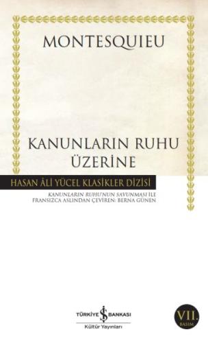 Kanunların Ruhu Üzerine - Hasan Ali Yücel Klasikleri %31 indirimli Mon