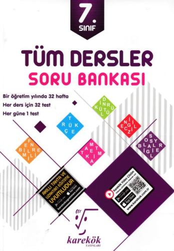 Karekök 7. Sınıf Tüm Dersler Soru Bankası (Yeni) %21 indirimli Meltem 