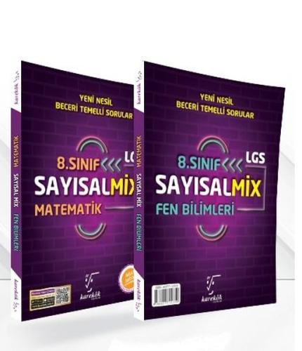 Karekök 8. Sınıf LGS Sayısalmix Matematik - Fen Bilimleri (Yeni) Kolek