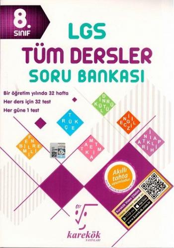 Karekök 8.Sınıf LGS Tüm Dersler Soru Bankası (Yeni) Kolektif