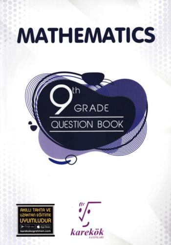 Karekök 9th Grade Mathematics Question Book %21 indirimli Hüseyin Buğd