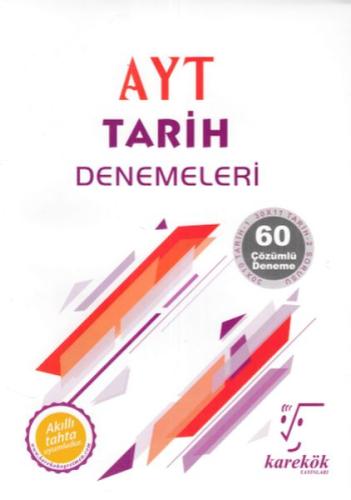 Karekök AYT Tarih Denemeleri (Yeni) %21 indirimli Fatih Dumangöz-Yasin