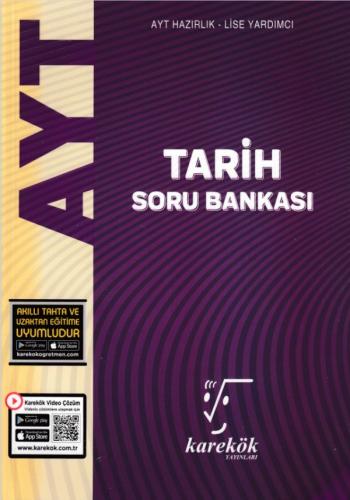 Karekök AYT Tarih Soru Bankası (Yeni) %21 indirimli Komisyon