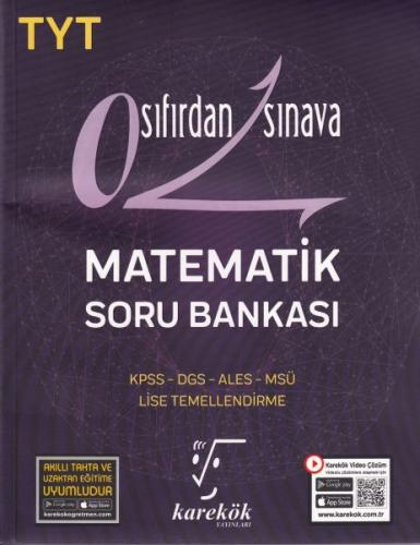 Karekök TYT Sıfırdan Sınava Matematik Soru Bankası (Yeni) %21 indiriml