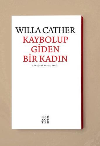 Kaybolup Giden Bir Kadın Willa Cather