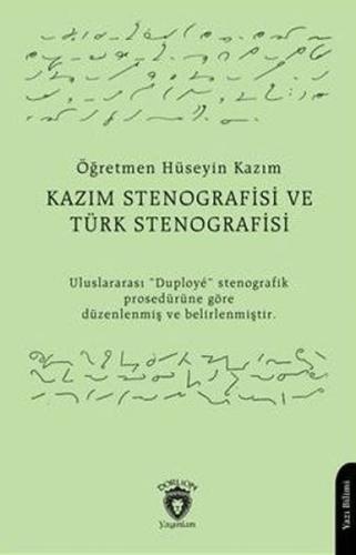 Kazım Stenografisi ve Türk Stenografisi %25 indirimli Muallim Hüseyin 