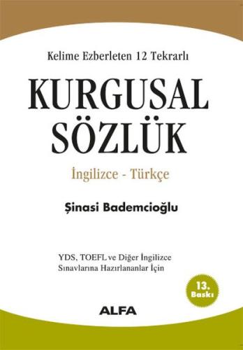 Kelime Ezberleten 12 Tekrarlı Kurgusal Sözlük İngilizce-Türkçe %10 ind