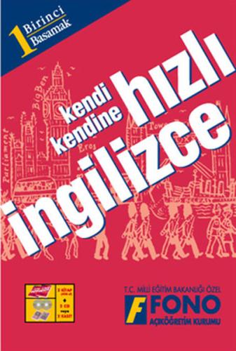 Kendi Kendine Hızlı İngilizce 1. Basamak (3 Kitap+3 CD) %14 indirimli 