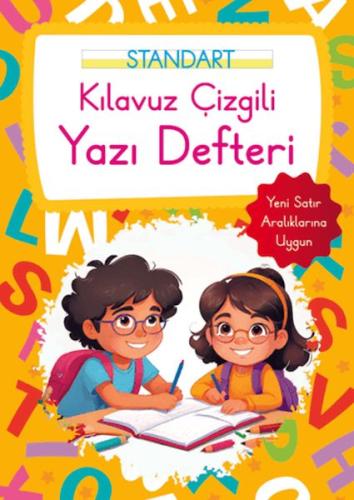 Kılavuz Çizgili Yazı Defteri Büyük Boy - Turuncu Kolektif