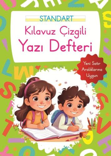 Kılavuz Çizgili Yazı Defteri Büyük Boy - Yeşil Kolektif