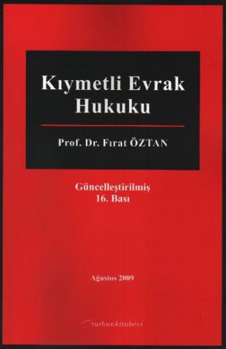 Kıymetli Evrak Hukuku Fırat Öztan