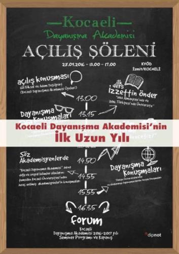 Kocaeli Dayanışma Akademisi’nin İlk Uzun Yılı %10 indirimli Kolektif