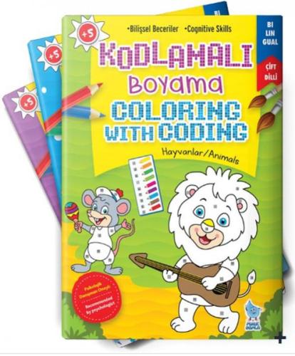 Kodlamalı Boyama (4 Kitap) %27 indirimli İlknur Ercan