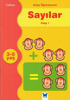 Kolay Öğreniyorum Sayılar - Kitap 1 (3-5 Yaş) %14 indirimli Carol Medc