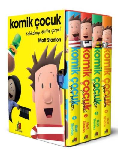 Komik Çocuk 4 Kitap Set %22 indirimli Matt Stanton