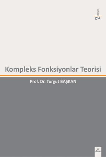 Kompleks Fonksiyonlar Teorisi Turgut Başkan