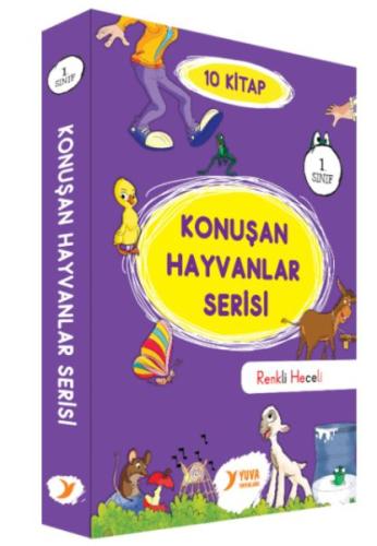 Konuşan Hayvanlar Serisi 1. Sınıf Renkli Heceli 10 Kitap %17 indirimli