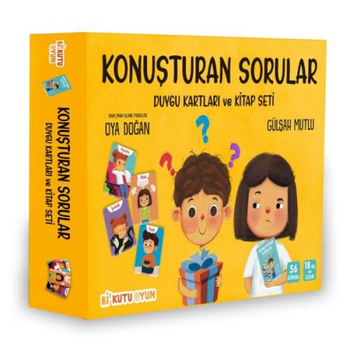 Konuşturan Sorular - Duygu Kartları ve Kitap Seti Gülşah Mutlu