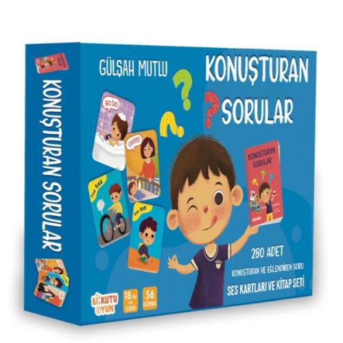 Konuşturan Sorular - Ses Kartları ve Kitap Seti %15 indirimli Gülşah M