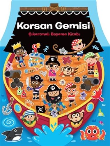 Korsan Gemisi Çıkartmalı Boyama Kitabı %10 indirimli Kolektif