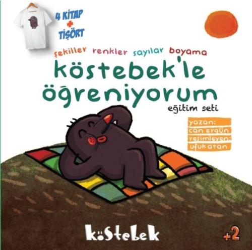 Köstebek'le Öğreniyorum Seti (4 Kitap+Tişört) Can Ergün