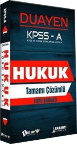 KPSS A Hukuk Duayen Tamamı Çözümlü Soru Bankası %25 indirimli Kolektif