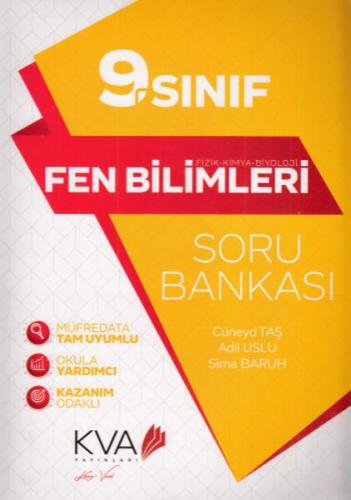 KVA 9. Sınıf Fen Bilimleri Soru Bankası (Yeni) Cüneyd Taş -Adil Uslu- 