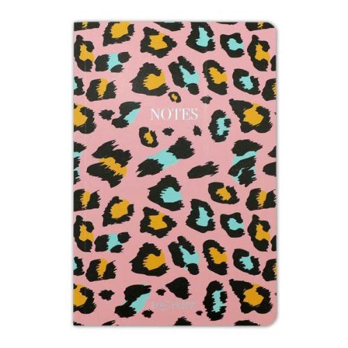 Leopar Pembe Defter %20 indirimli Kolektif