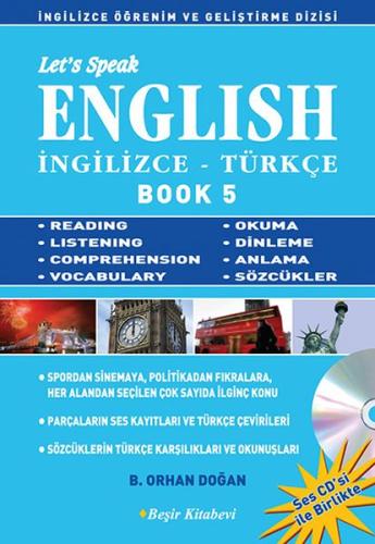 Let's Speak English Book 5 %20 indirimli B. Orhan Doğan