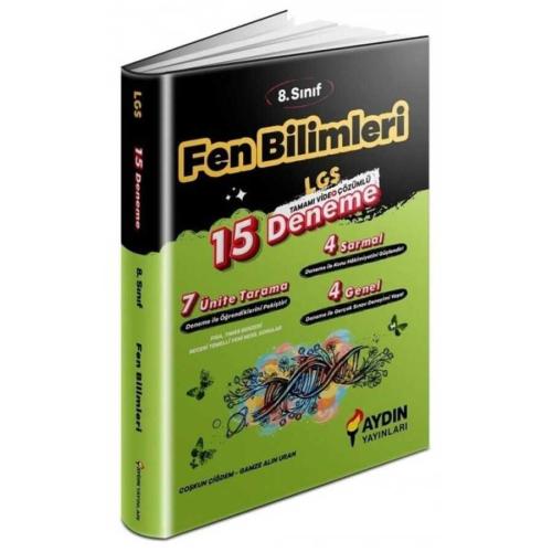 LGS 8. Sınıf Fen Bilimleri 15 Deneme Coşkun Çiğdem