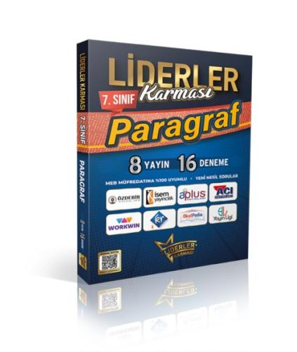 Liderler Karması 7.Sınıf Paragraf Denemeleri 8 Yayın 16 Deneme %25 ind