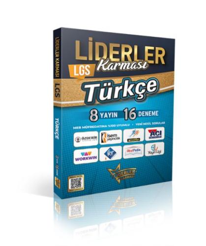 Liderler Karması Lgs Türkçe Denemeleri 8 Yayın 16 Deneme %25 indirimli