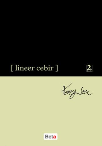 Lineer Cebir %3 indirimli Tuncay Can