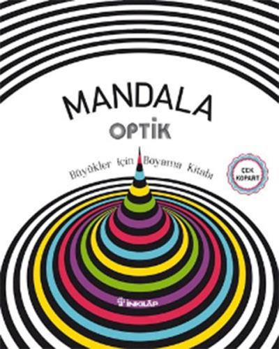 Mandala Optik - Büyükler İçin Boyama Kitabı %15 indirimli Kolektif