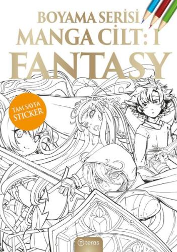 Manga Boyama Cilt I: Fantasy %20 indirimli Kolektif