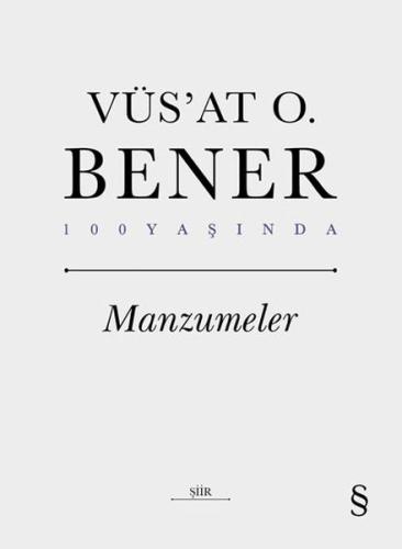 Manzumeler %10 indirimli Vüs’at O. Bener