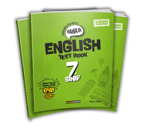 Maraton Yayıncılık 7.Sınıf Bana Bi English Test Book