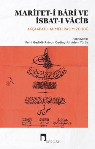 Marifeti Bari ve İsbatı Vacib %10 indirimli Ahmed Rasim Zühdü