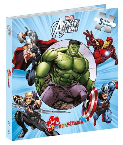 Marvel Avengers Assemble İlk Yapboz Kitabım (5 Yapboz Birarada) Sima Ö