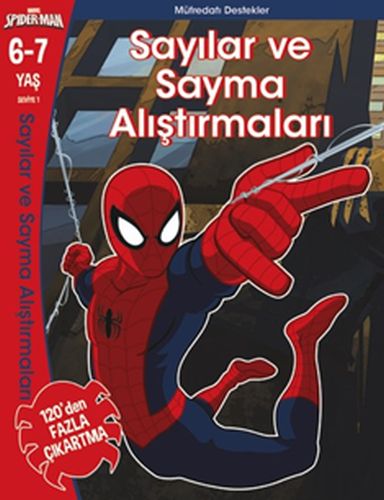 Marvel Spider-Man Sayılar ve Sayma Alıştırmaları 6- 7 Yaş Chris Andrew