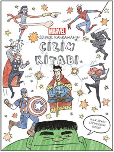 Marvel - Süper Kahramanın Çizim Kitabı %15 indirimli Kurt Hartman