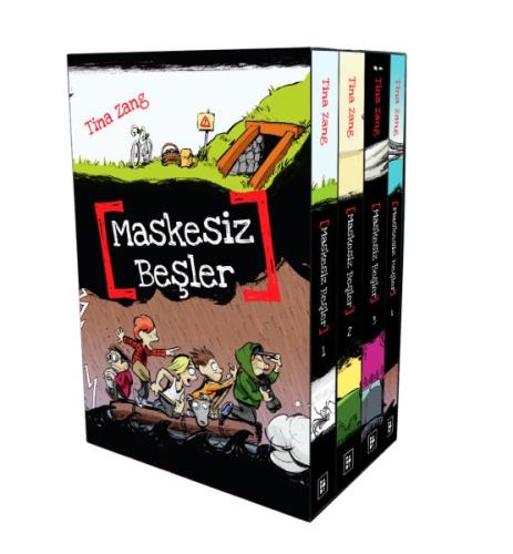 Maskesiz Beşler Serisi - Kutulu Set (4 Kitap) %17 indirimli Tina Zang