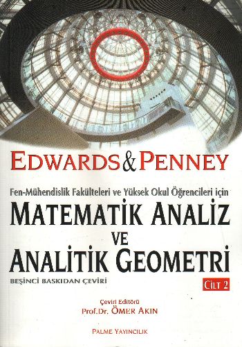 Matematik Analiz ve Analitik Geometri Cilt 2 %20 indirimli Edwards