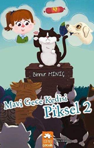 Mavi Gece Kedisi - Piksel 2 %20 indirimli Binnur Miniç