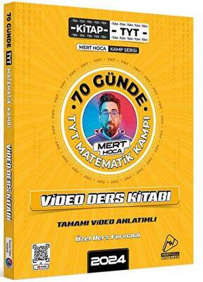 Mert Hoca Yayınları 2024 70 Günde TYT Matematik Kampı Video Ders Kitab