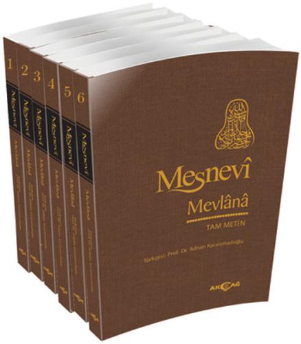 Mesnevi - Tam Metin (Küçük Boy - 6 Kitap Takım) %15 indirimli Mevlana 